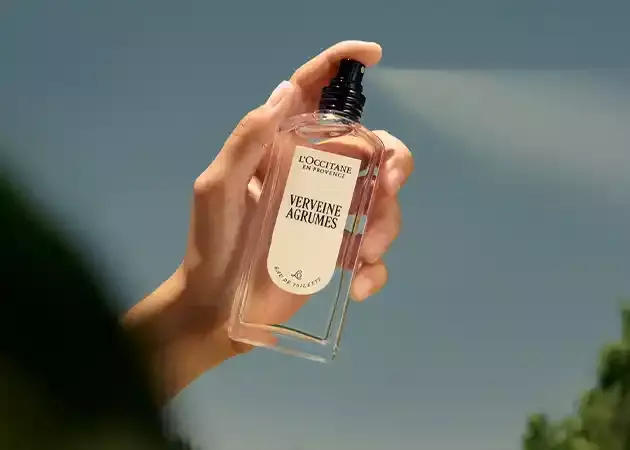 Zesty notes, freshness of verbena, musky notes.