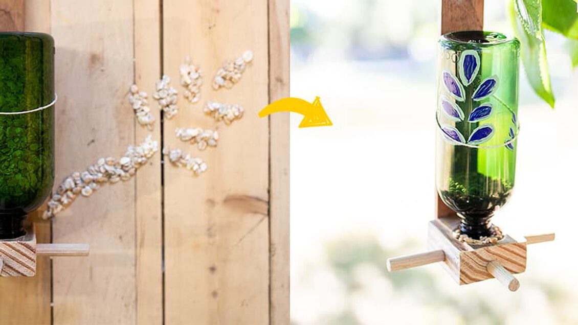 Play UPCYCLE YOUR SHAMPOO BOTTLE AND BRING MORE FEATHERED FRIENDS INTO YOUR GARDEN!
