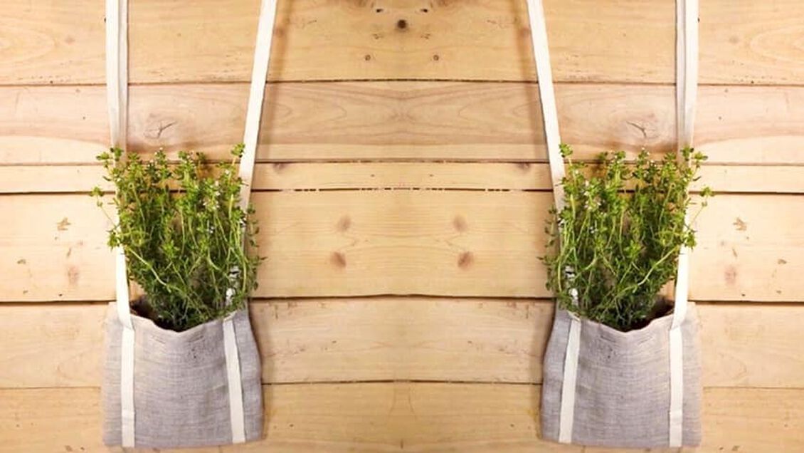 Play FILL THEM WITH HERBS OR FLOWERS AND HANG THEM UP!