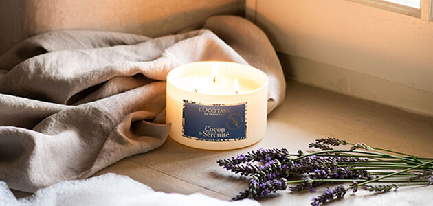 LIGHT A SCENTED CANDLE
