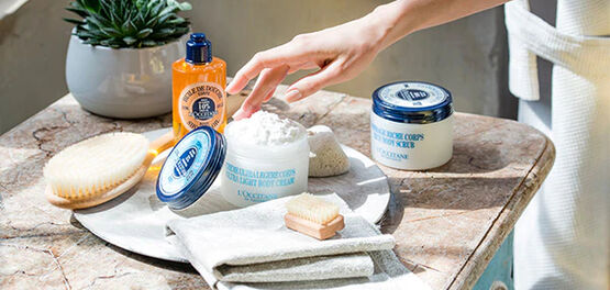 L'Occitane shower and bath products