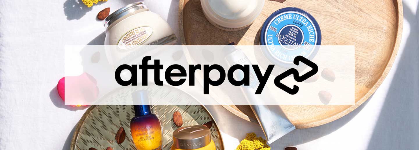 Lifestyle image with Afterpay Logo