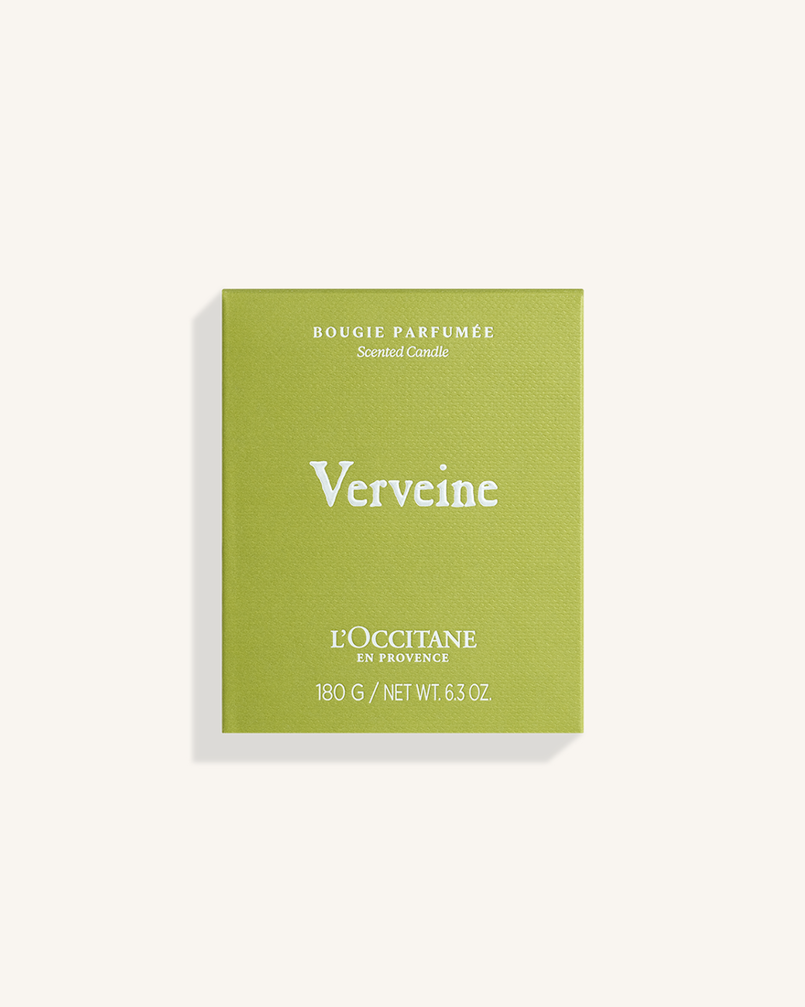 Verbena Candle, AURECT (2) 180 g | L&rsquo;OCCITANE Australia