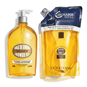 Almond Shower Oil Eco Duo 500ml  | L’Occitane en Provence