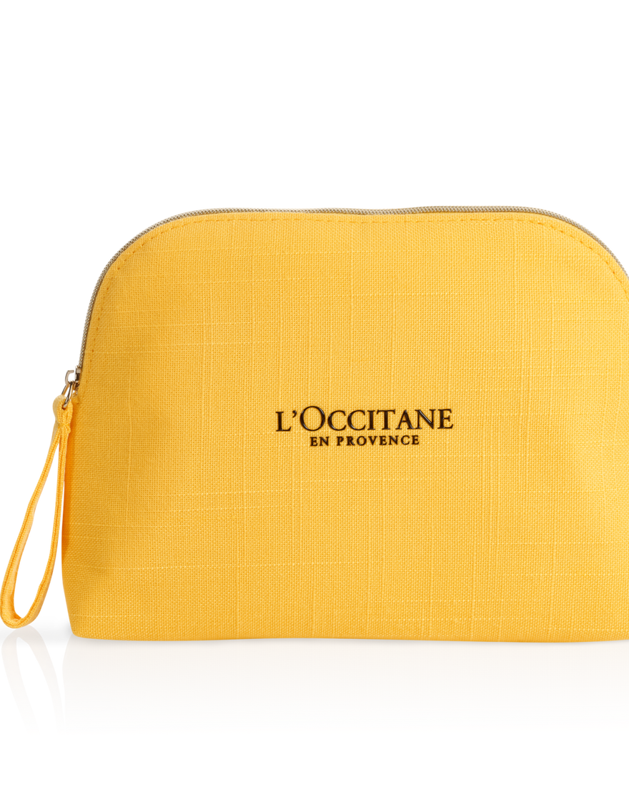 view 1/2 of Classic L'Occitane Yellow Pouch (petit size), , RECT