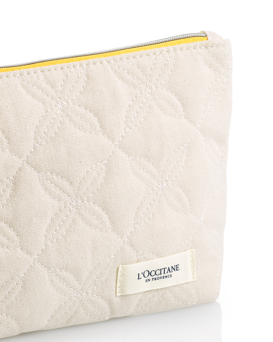 view 2/3 of Signature Cream Pouch (petit size), , AURECT
