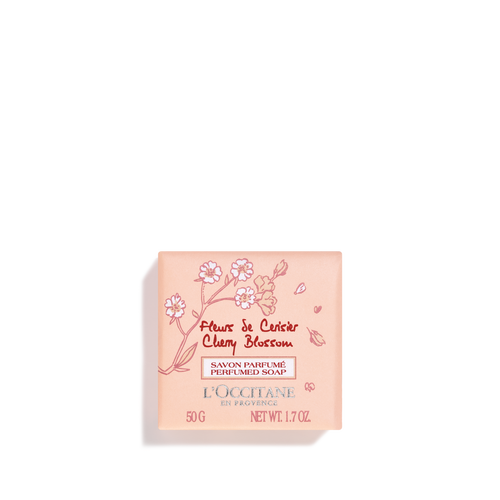 view 1/2 of Cherry Blossom Perfumed Soap 50 g | L’Occitane en Provence