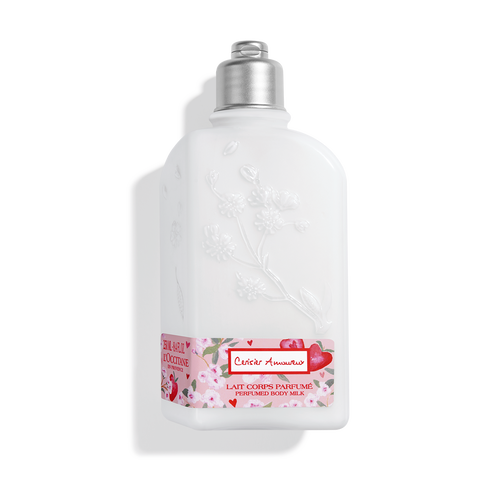 view 1/1 of Cherry Blossom & Strawberry Body Milk 250 ml | L’OCCITANE Australia