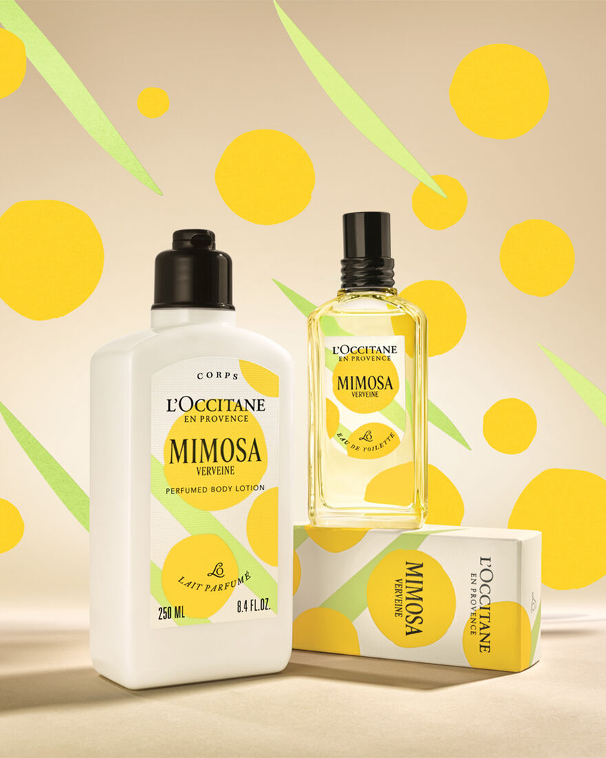 Mimosa Verveine perfumed body lotion, AURECT (2) 250 ml | L&rsquo;OCCITANE Australia