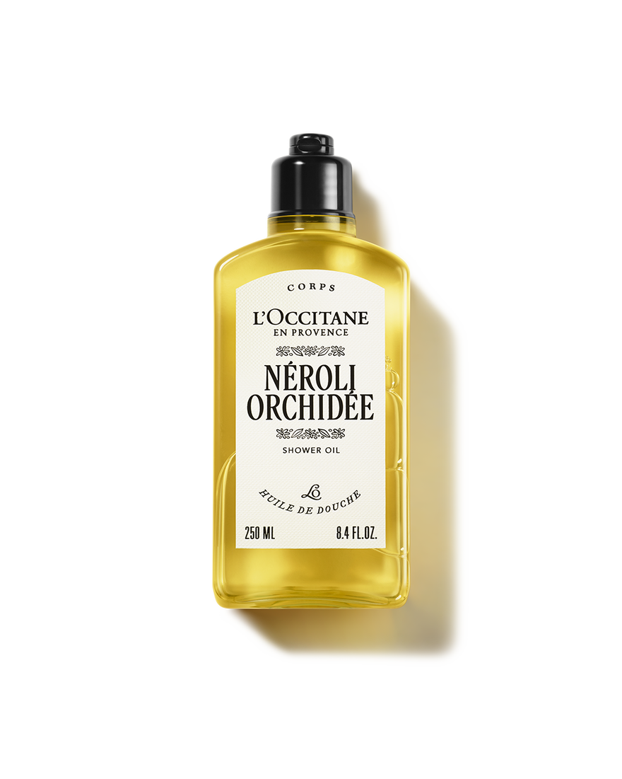 N&eacute;roli Orchid&eacute;e Shower Oil 250 ml | L&rsquo;OCCITANE Australia