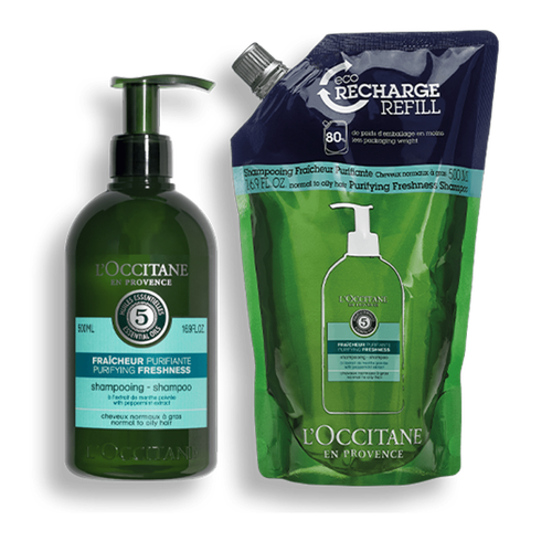 view 1/1 of Purifying Shampoo Eco Duo  | L’Occitane en Provence