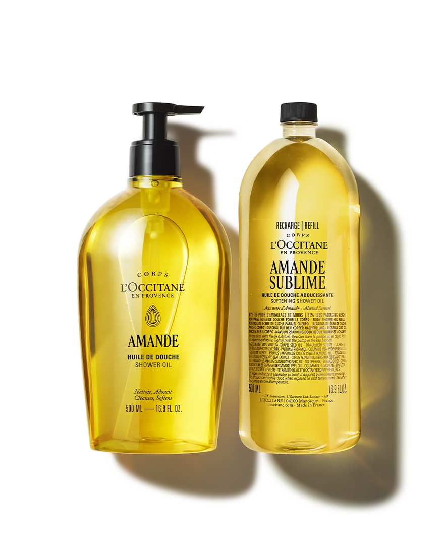view 1/7 of Almond Shower Oil Refill Duo, , AURECT