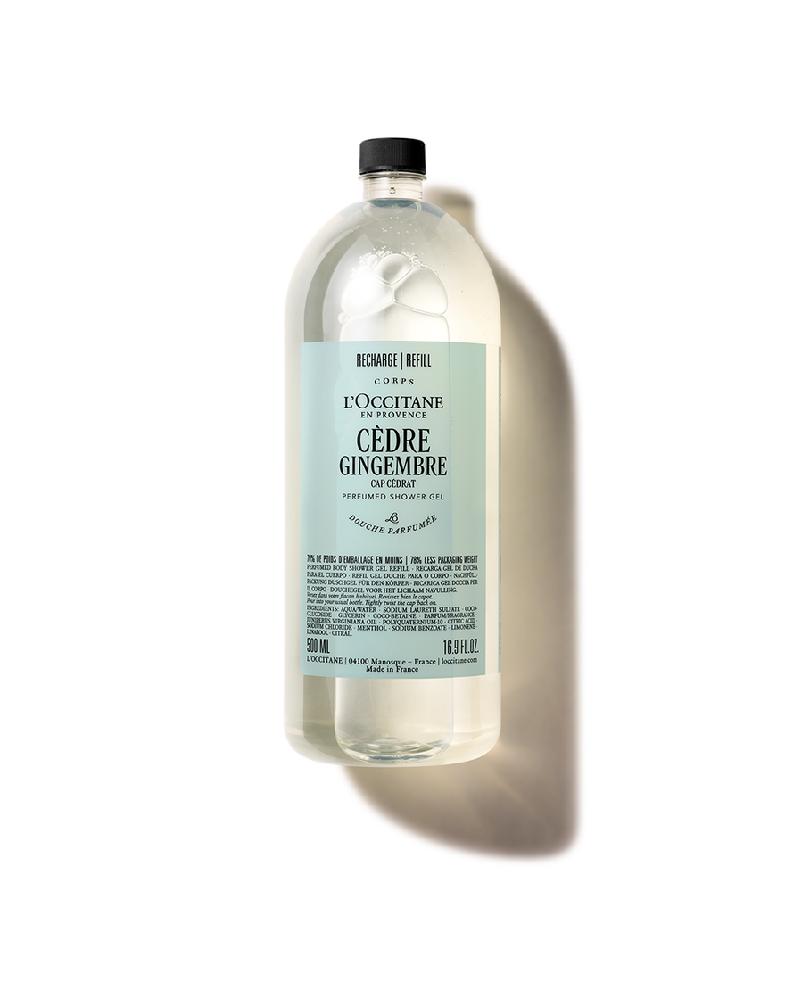 C&egrave;dre Gingembre Shower Gel Refill 500 ml | L&rsquo;OCCITANE Australia