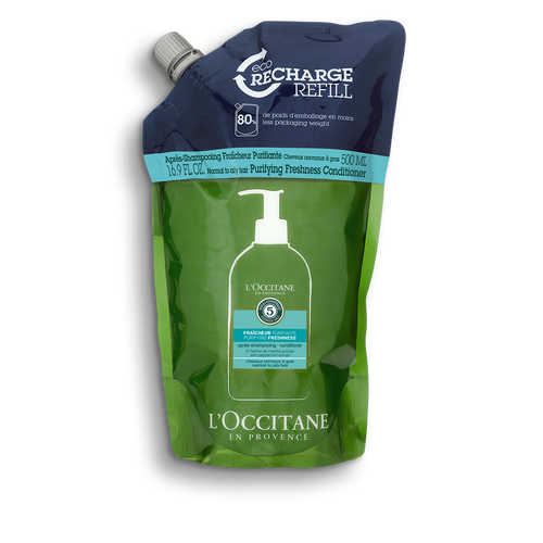 view 1/1 of Purifying Freshness Conditioner Eco-Refill 500 ml | L’OCCITANE Australia