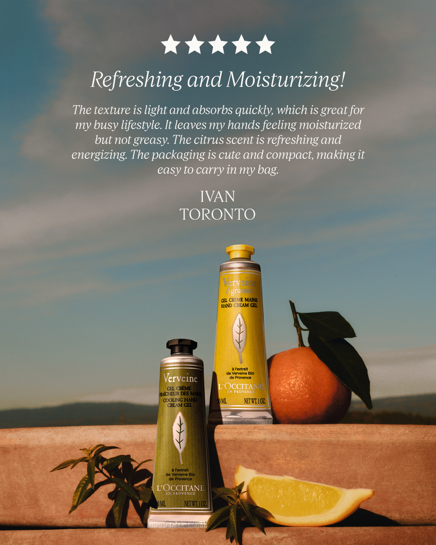Verbena Cooling Hand Cream Gel Travel Size | L'OCCITANE Australia