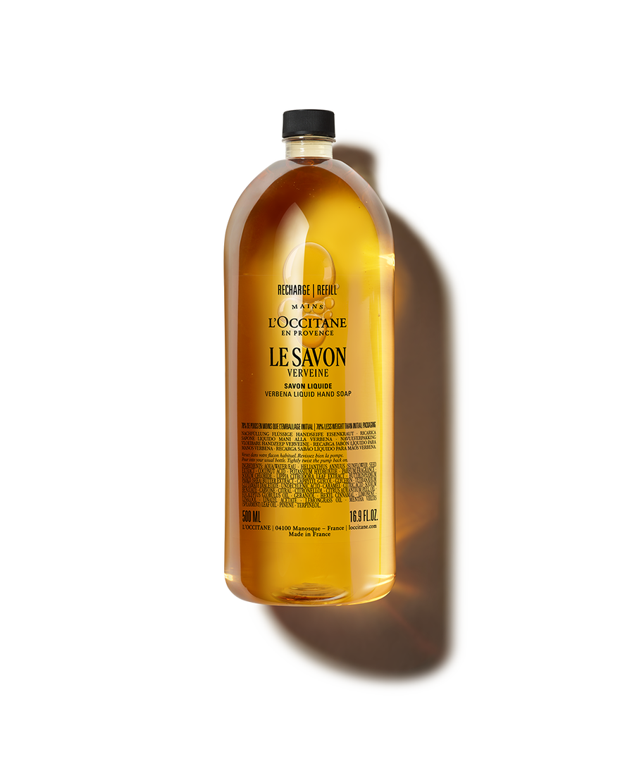 Shea Butter Verbena Liquid Soap Refill 500 ml | L&rsquo;OCCITANE Australia