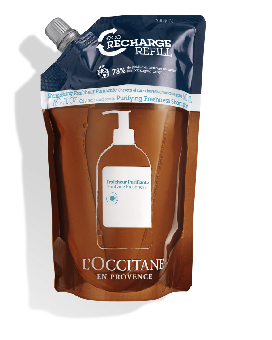Purifying Freshness Shampoo Refill 500 ml | L&rsquo;OCCITANE Australia