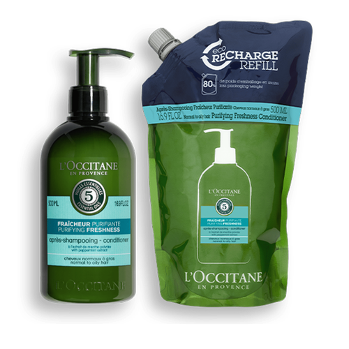 view 1/1 of Purifying Conditioner Refill Eco Duo  | L’Occitane en Provence