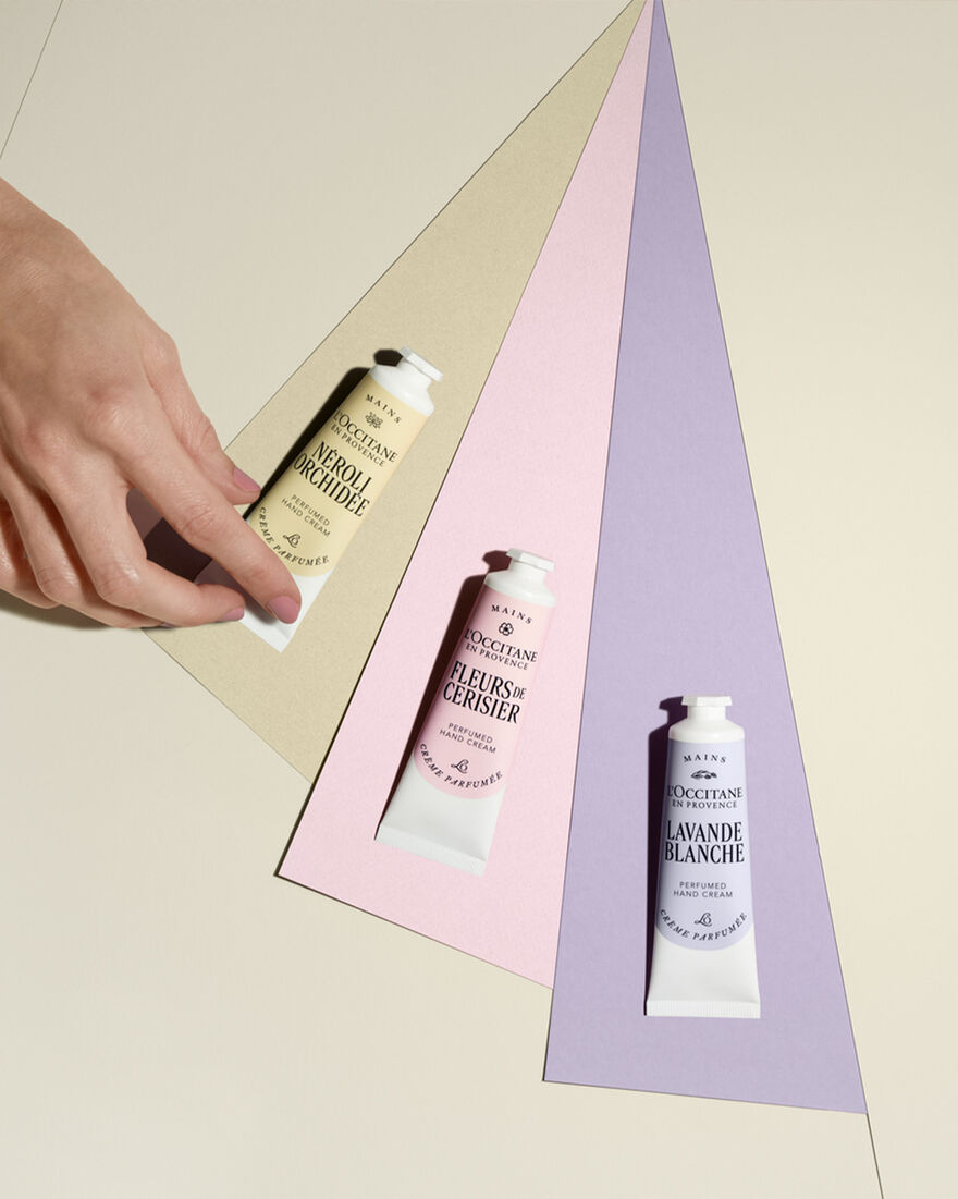view 2/2 of Floral Hand Cream Trio, , AURECT