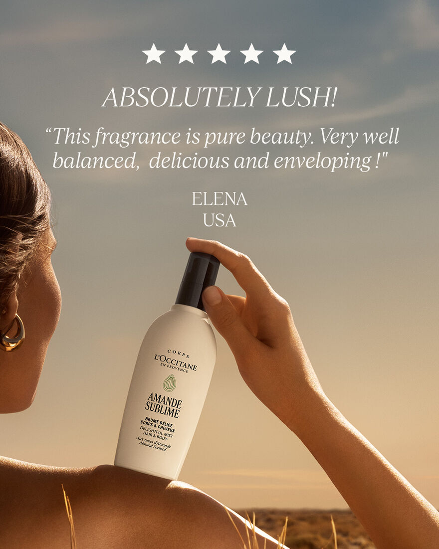 view 5/8 of Almond Delightful Mist Hair & Body, , AURECT