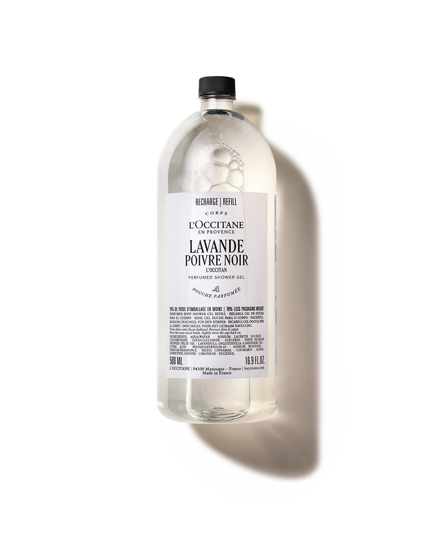 Lavande Poivre Noir Shower Gel Refill 500 ml | L&rsquo;OCCITANE Australia