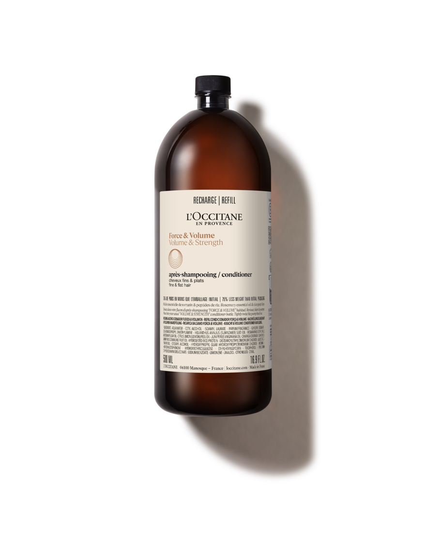Volume & Strength Conditioner Refill 500 ml | L&rsquo;OCCITANE Australia