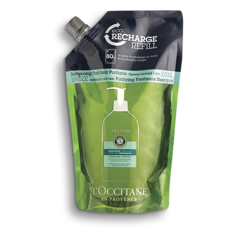 view 1/1 of Purifying Freshness Shampoo Eco-Refill 500 ml | L’Occitane en Provence