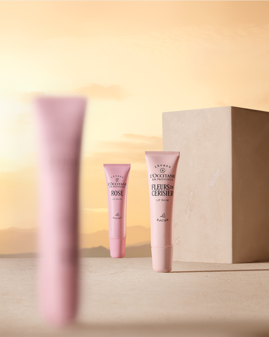Fleurs de Cerisier Lip Balm, AURECT (2) 12 ml | L&rsquo;OCCITANE Australia