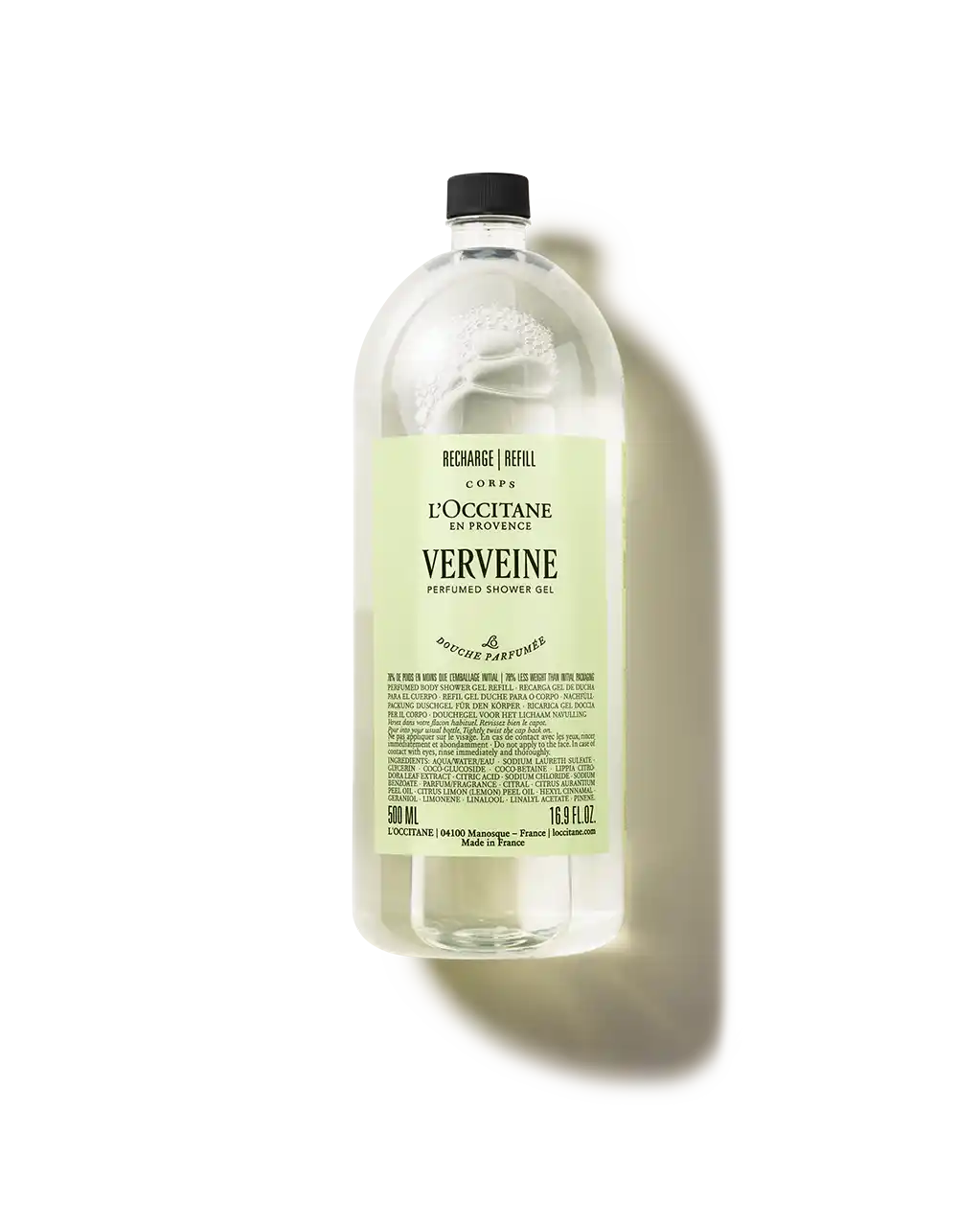 Citrus Verbena Shower Gel Refill 500ml | L'OCCITANE Australia